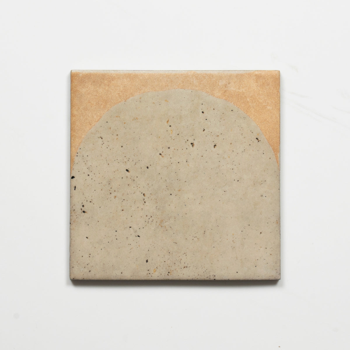 Single No Hand Soluna Arc Khaki Porcelain Tile 150 x 150mm ATLKHD - The Blue Space