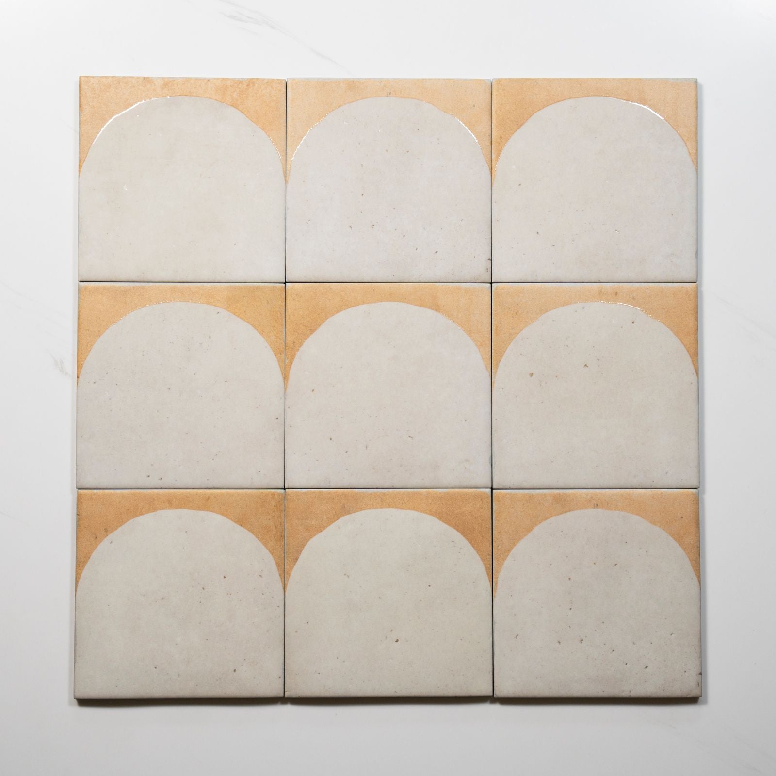 Faces Soluna Arc White Porcelain Tile 150 x 150mm ATLWHD - The Blue Space