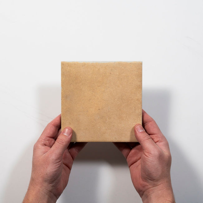 With Hand Soluna Cotto Matte Porcelain Tile 150 x 150mm ATLCOM - The Blue Space