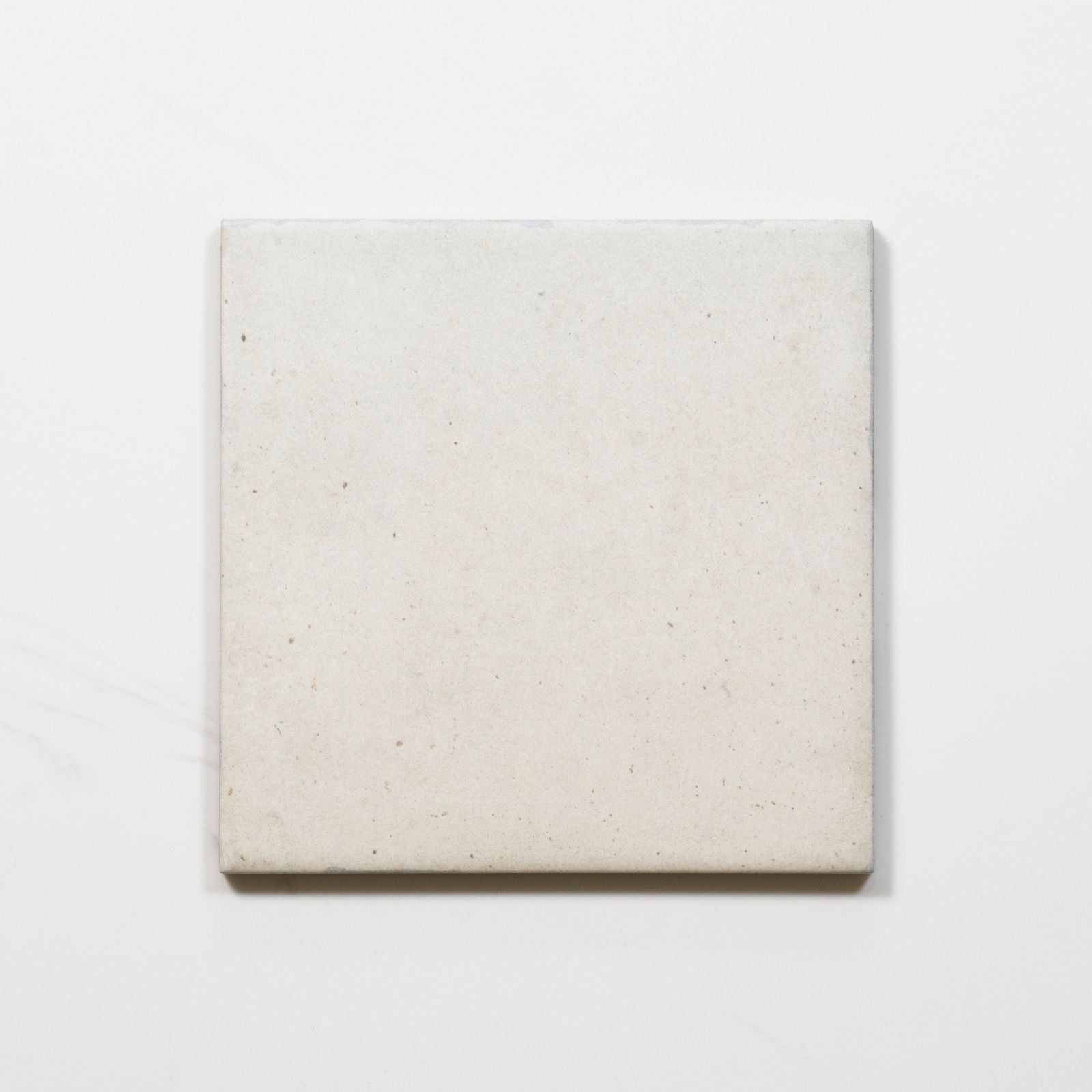 No Hand Soluna White Matte Porcelain Tile 150 x 150mm ATLWHM - The Blue Space
