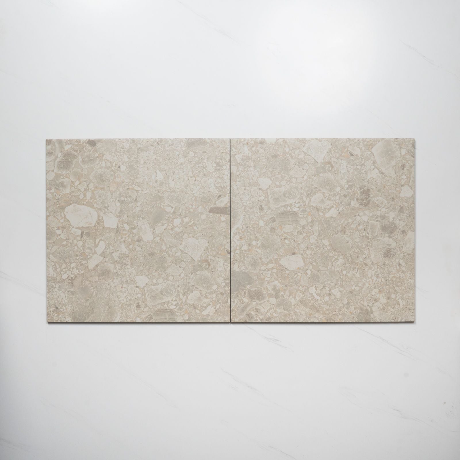 Pattern Lay No Hand Southside Beige Terrazzo External P5 Porcelain Tile 450 x 450mm 45STUBEX - The Blue Space