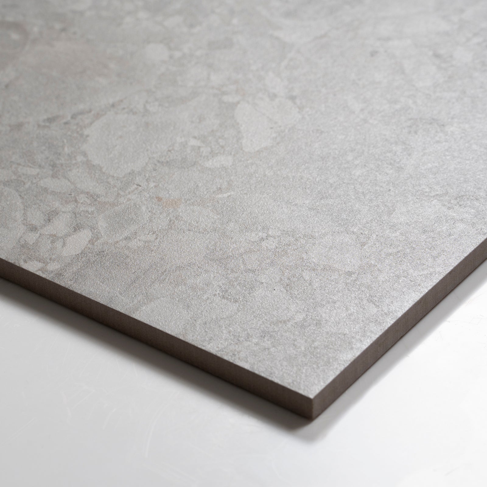 Oblique Southside Grey Terrazzo External Porcelain Tile P5 600mm x 600mm 6STUGYX - The Blue Space