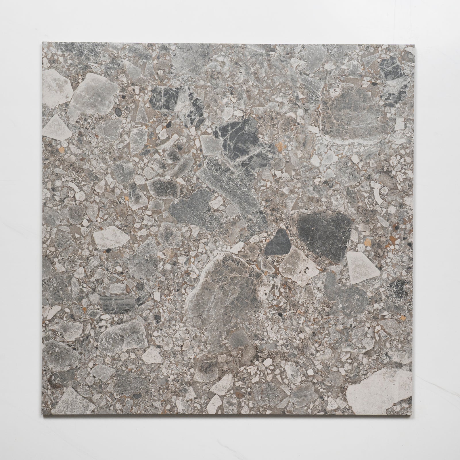 Faces Southside Natural Terrazzo External Porcelain Tile P5 600mm x 600mm 6STUNAX - The Blue Space