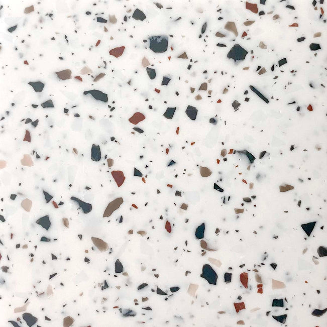 Symphony White Terrazzo Sample