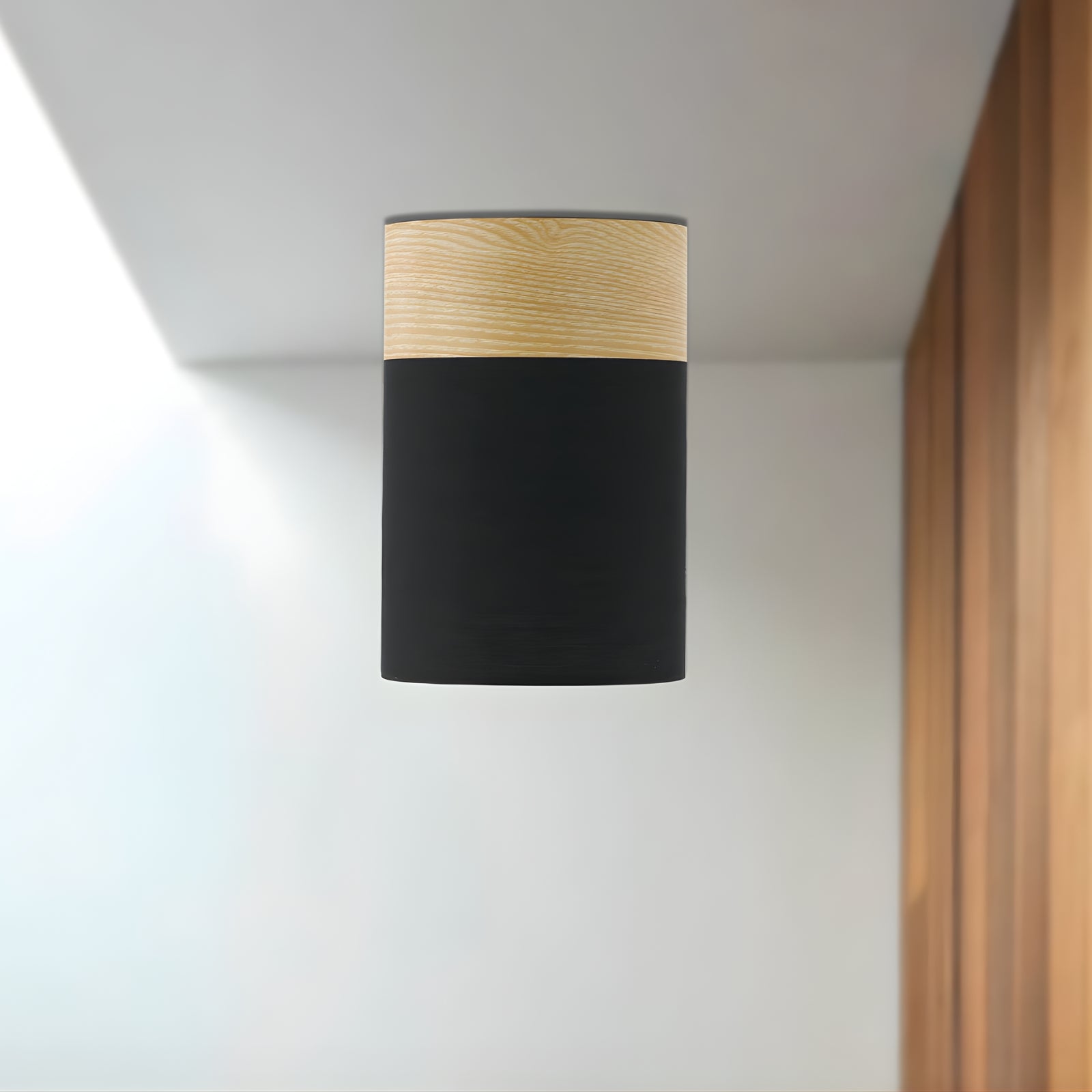 Lifestyle Telbix Akira Batten Fix Ceiling Light Black Oak  AKIRABF-BKOAK - The Blue Space