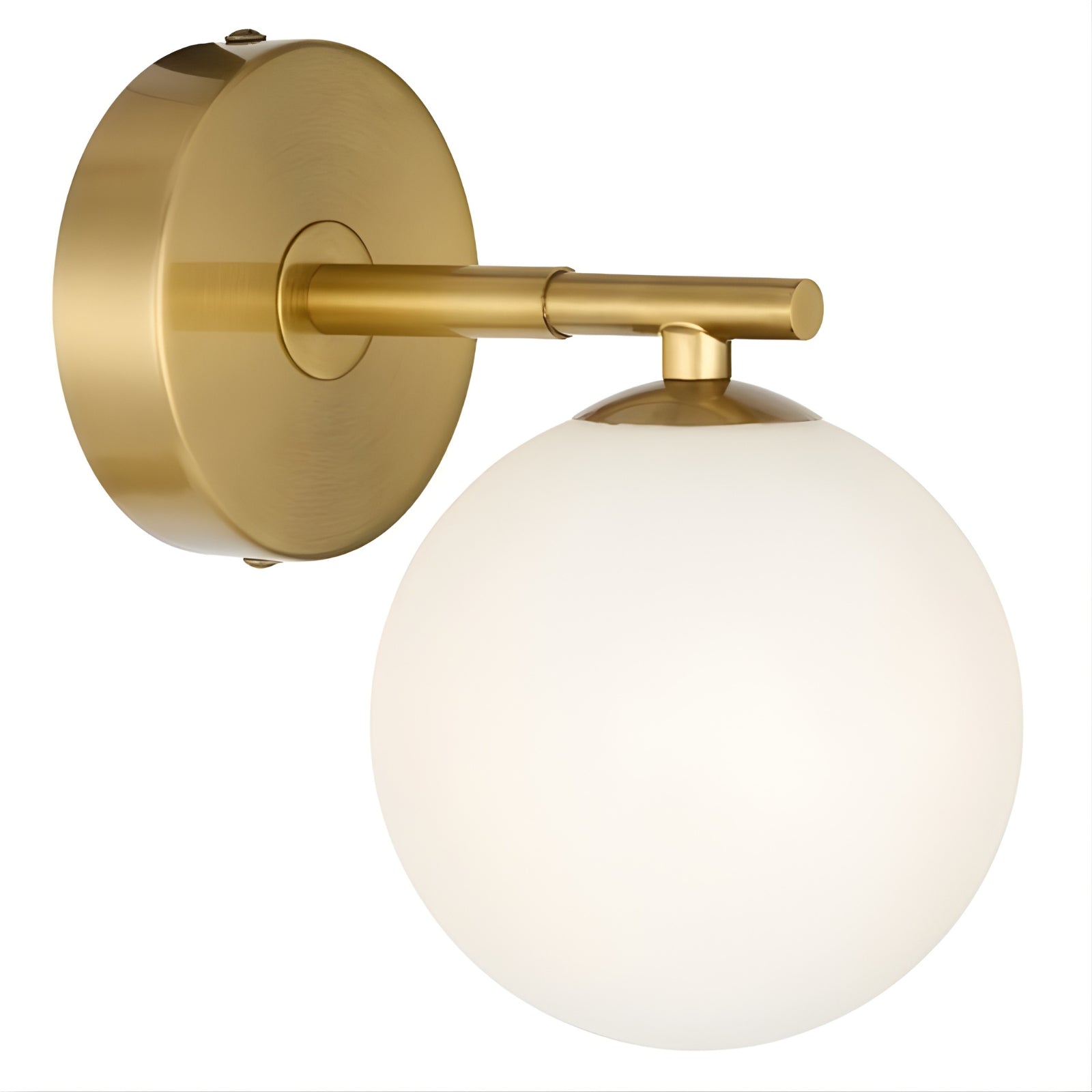 Angle Telbix Felton 1 Light G9 Wall Light Antique Gold Opal FELTONWB1-AGOM - The Blue Space