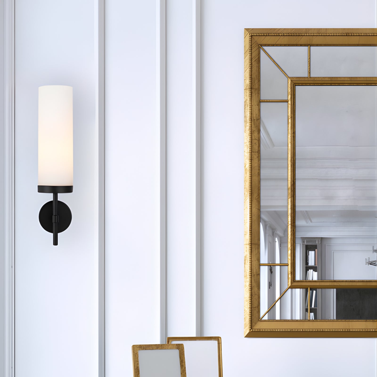 Wall Telbix Garot Wall Light Black Opal Matte  GAROTWB-BKOP - The Blue Space