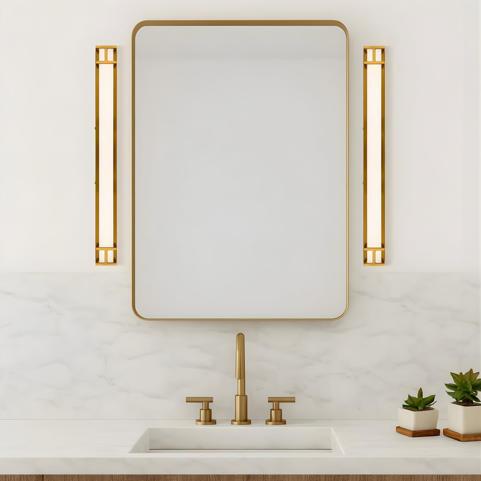 Bathroom Telbix Gilson 60 Vanity Wall Light Antique Gold  GILSONWB60-AG3C - The Blue Space