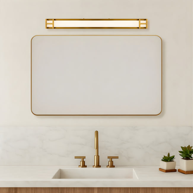 Lifestyle Telbix Gilson 60 Vanity Wall Light Antique Gold  GILSONWB60-AG3C - The Blue Space