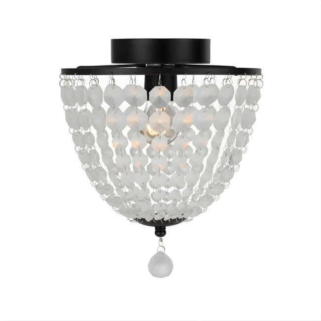 Telbix Grace Batten Fix Ceiling Light Black  GRACEBF.23-BK - The Blue Space