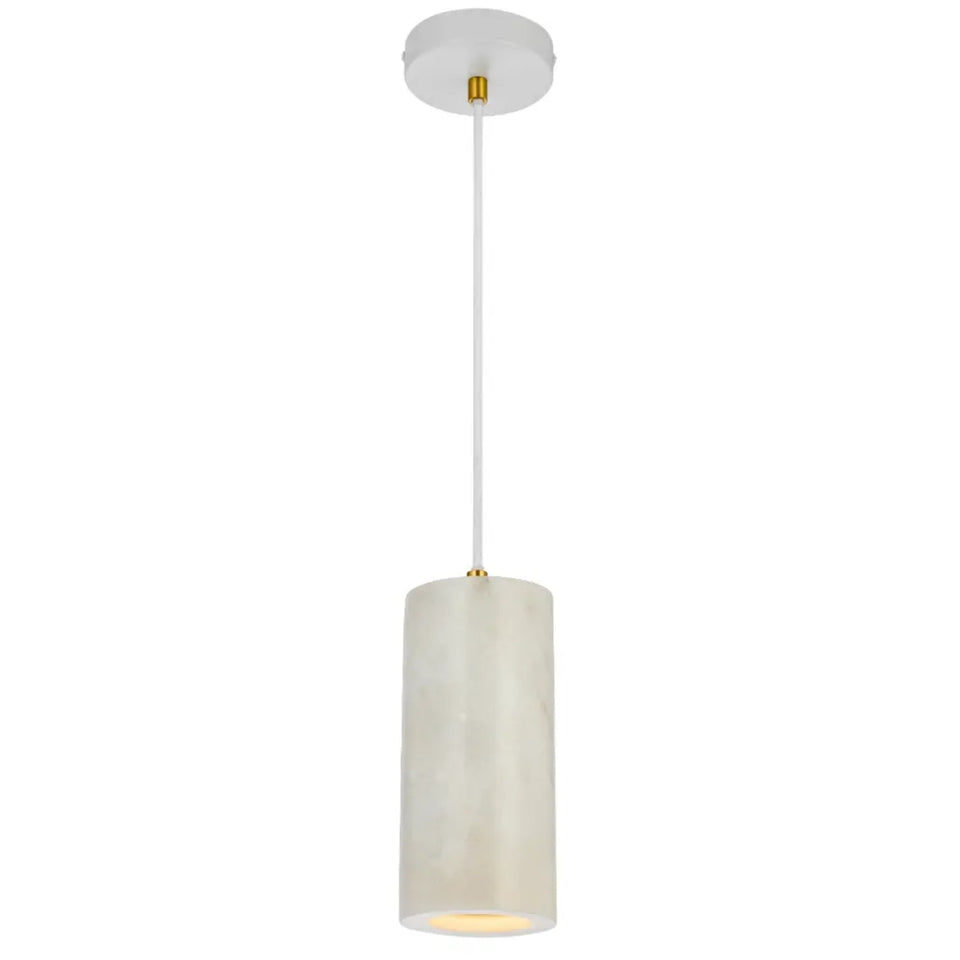 Telbix Jornel Pendant Light White Marble