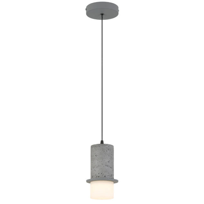 Single Telbix Kolisa 1 Pendant Light Grey KOLISAPE1-GY - The Blue Space
