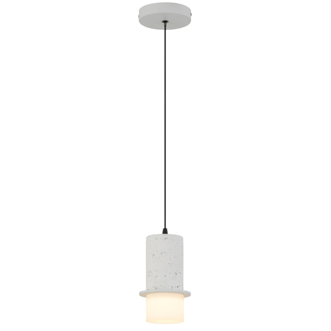 Telbix Kolisa 1 Pendant Light White KOLISAPE1-WH - The Blue Space