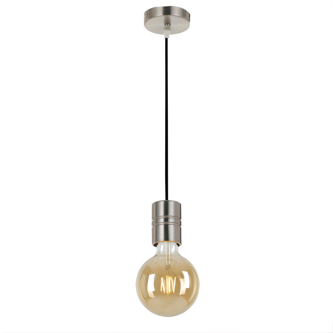 Telbix Lang Cord Set Pendant Light Nickel  LANGCS-NKBK - The Blue Space