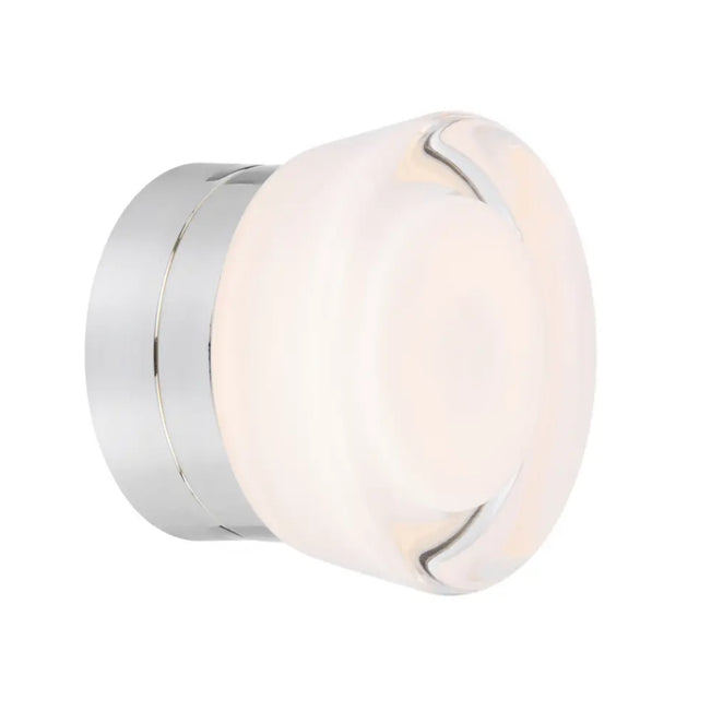 Single Telbix Lomira Wall Light Polished Nickel LOMIRAWB-NK - The Blue Space