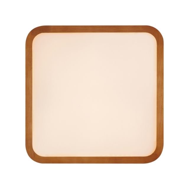 Front Telbix Lyric 24W Led Oyster Teak LYRICOY40-WD3C - The Blue Space