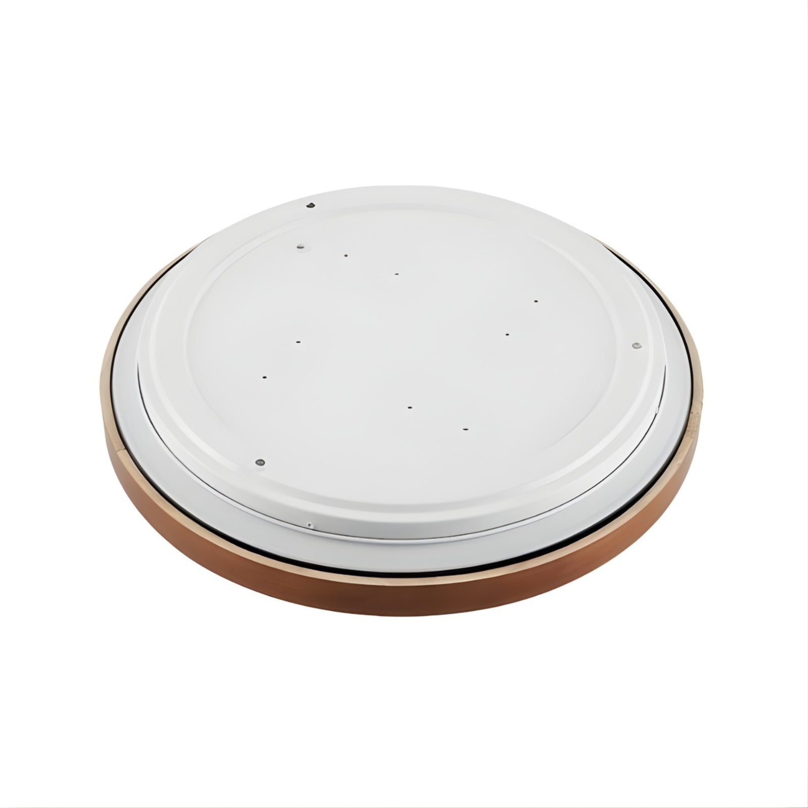 Back Telbix Orlin 12W Led Oyster Walnut ORLINOY30-WD3C - The Blue Space