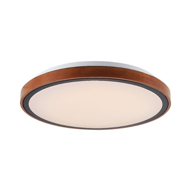 Angle Telbix Orlin 24W Led Oyster Walnut ORLINOY42-WD3C - The Blue Space