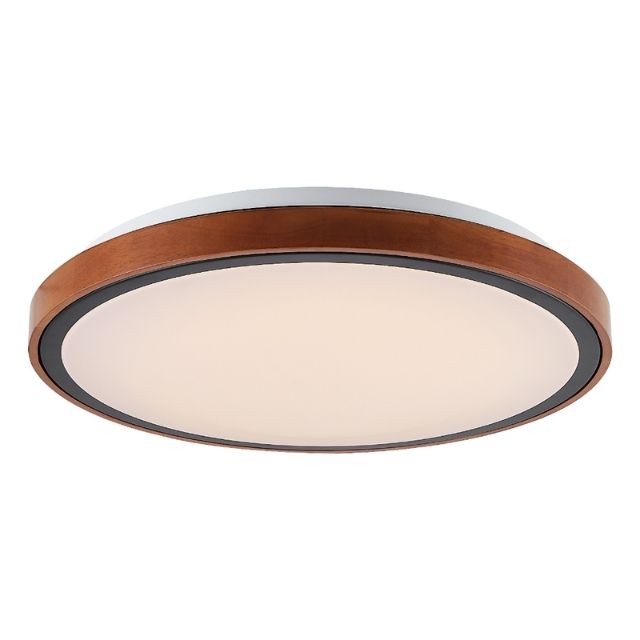 Angle Telbix Orlin 36W Led Oyster Walnut ORLINOY50-WD3C - The Blue Space