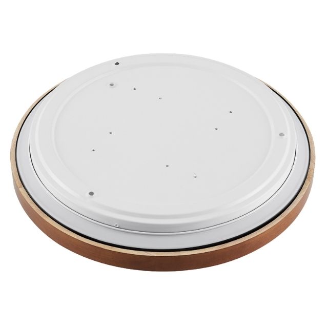 Back Telbix Orlin 36W Led Oyster Walnut ORLINOY50-WD3C - The Blue Space