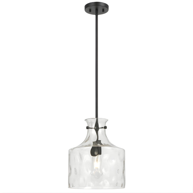 Telbix Perron 1 Pendant light Black  PERRONPE1-BK - The Blue Space