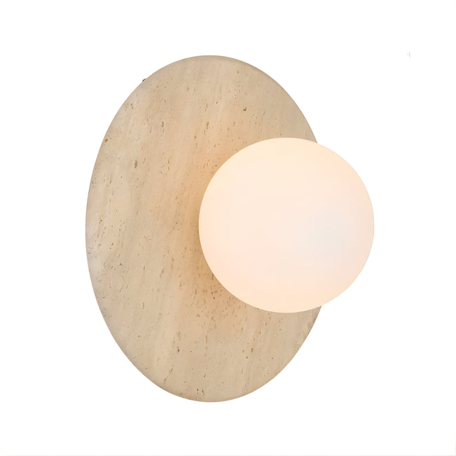 Telbix Varon Wall Light Matte Opal  VARONWB-BEOM - The Blue Space