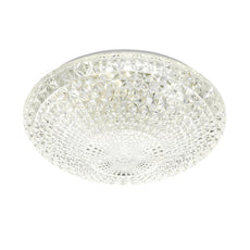 Telbix Lilac 18W 40cm LED CCT Ceiling Light Clear | The Blue Space
