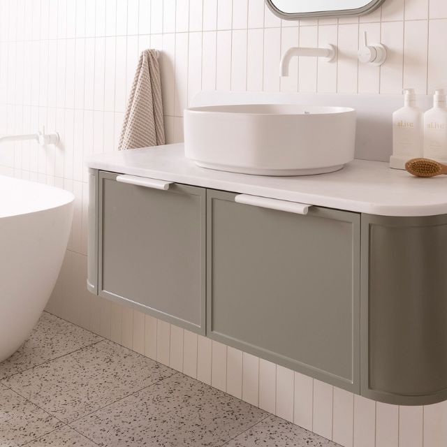 ADP Flo Wall Hung Vanity with Caesarstone Top