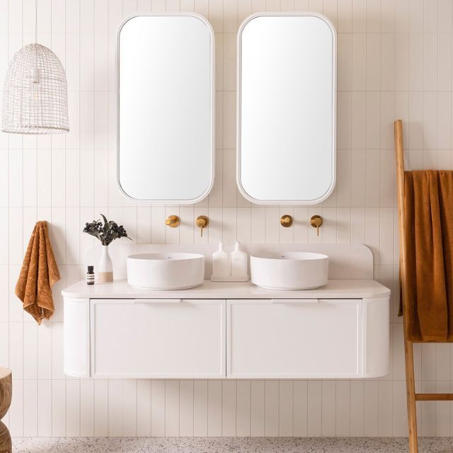 ADP Flo Wall Hung Vanity with Caesarstone Top