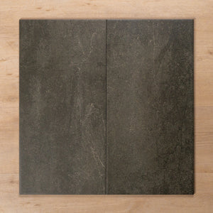 Burleigh Charcoal Matt Cushioned Edge Porcelain Tile 300x600mm