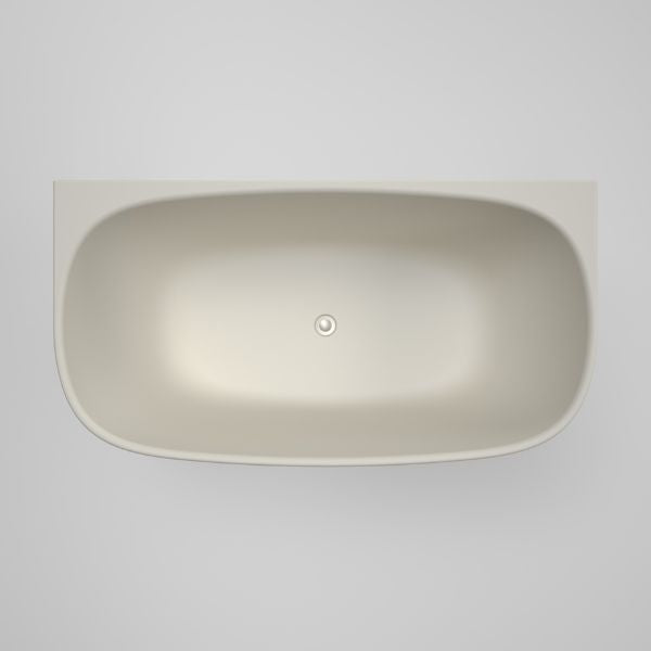 Caroma Contura II 1500mm Back to Wall Freestanding Bath - Matte Clay CII5WFMC - The Blue Space