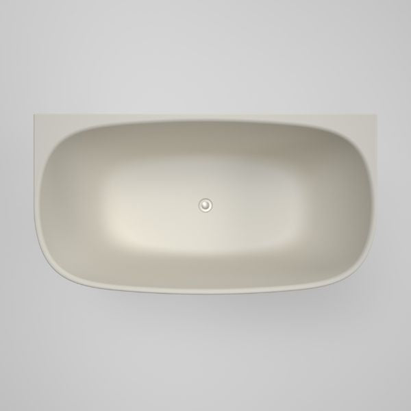 Caroma Contura II 1500mm Back to Wall Freestanding Bath - Matte Clay