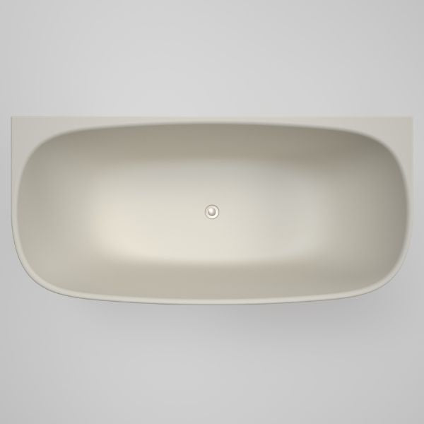 Caroma Contura II 1700mm Back to Wall Freestanding Bath - Matte Clay CII7WFMC - The Blue Space
