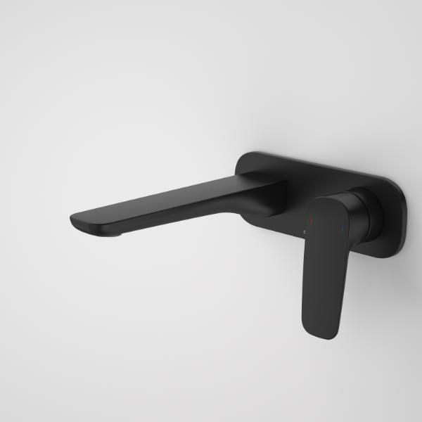 Caroma Contura II 180mm Wall Basin/Bath Mixer - Matte Black 849051B6AF