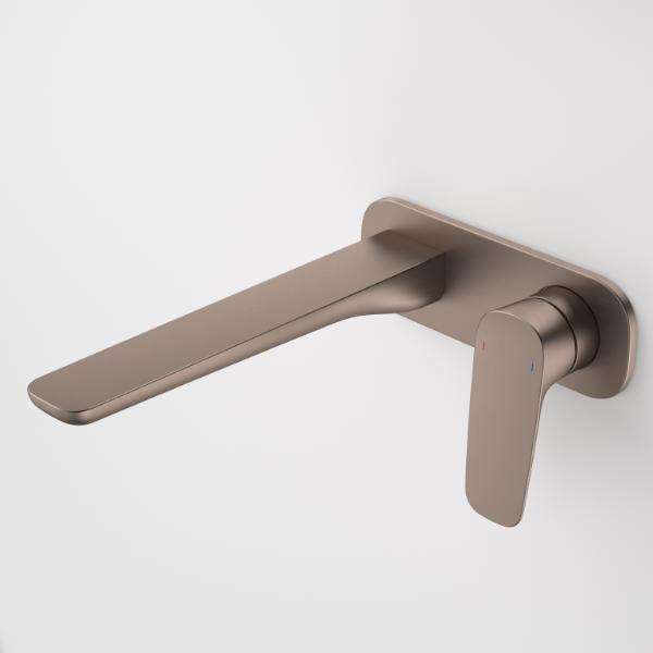 Caroma Contura II 220mm Wall Basin/Bath Mixer - Brushed Bronze 849053BBZ6AF