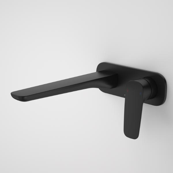Caroma Contura II 220mm Wall Basin/Bath Mixer - Matte Black