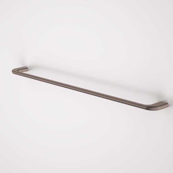 Caroma Contura II 820mm Single Towel Rail - Brushed Bronze