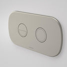 Caroma Contura II Invisi Series II® Round DC Dual Flush Button Panel - Brushed Nickel 848810BN | The Blue Space