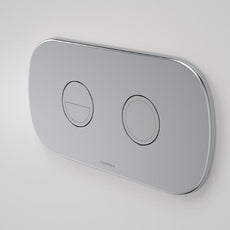 Caroma Contura II Invisi Series II® Round DC Dual Flush Button Panel - Chrome 848810C | The Blue Space