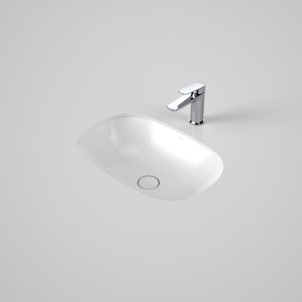 Caroma Contura II Pill Undercounter Basin - White 853600W - The Blue Space