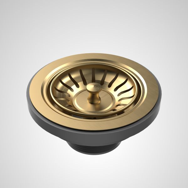 Caroma Urbane II Basket Waste - Brushed Brass