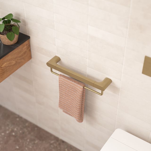 Caroma Urbane II Universal Rail Straight 600mm - Chrome