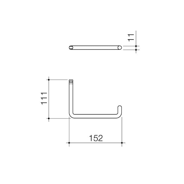 Caroma Urbane II Universal Toilet Roll Holder - Chrome