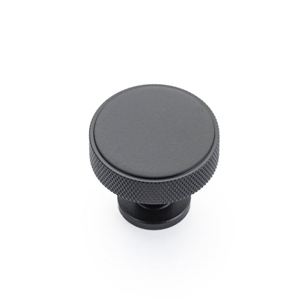 Castella Chelsea Knob Matt Black 35mm - The Blue Space
