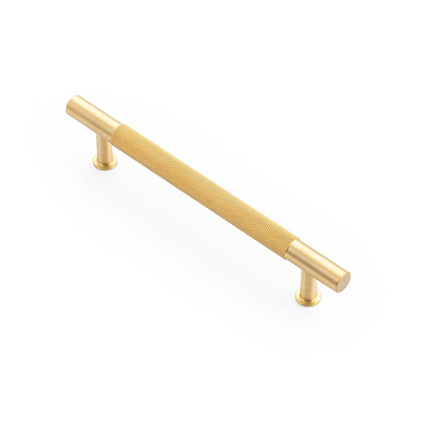 Castella Chelsea Pull Handle Satin Brass 128mm - The Blue Space