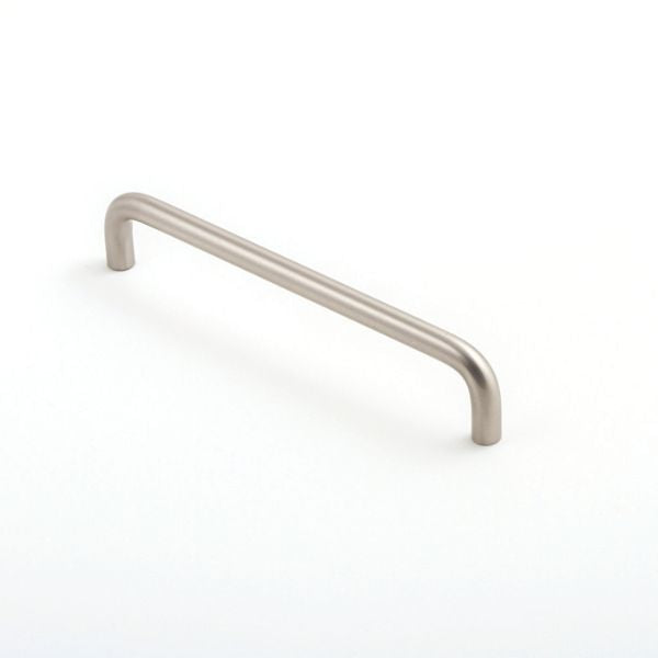 Castella Conduit Pull Handle Brushed Nickel 160mm - The Blue Space
