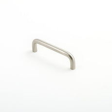 Castella Conduit Pull Handle Brushed Nickel 96mm - The Blue Space