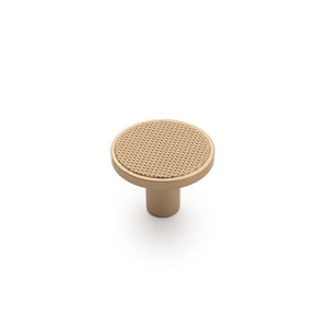 Castella Monaco Round Knob Matt Gold 30mm