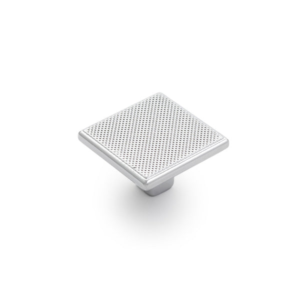 Castella Monaco Square Knob Polished Chrome 35mm - The Blue Space