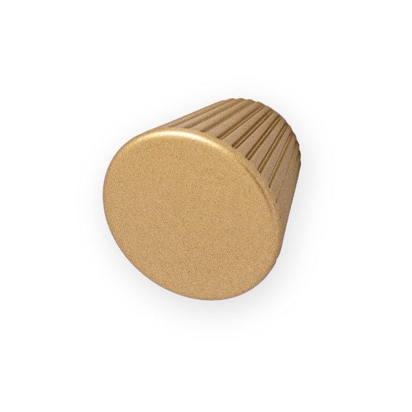 Castella Sorano Cone Knob Matt Gold 30mm - The Blue Space